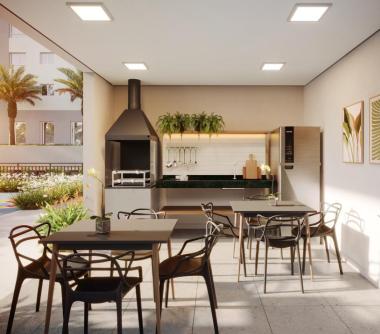 Perspectiva artística da churrasqueira