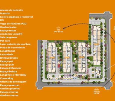 Perspectiva artística da implantação