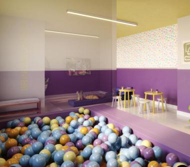 Perspectiva artística da brinquedoteca