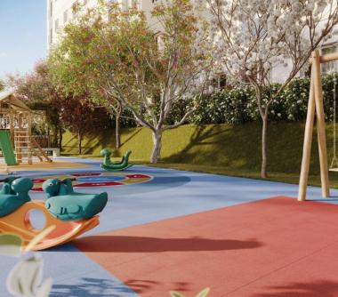 Perspectiva artística do playground