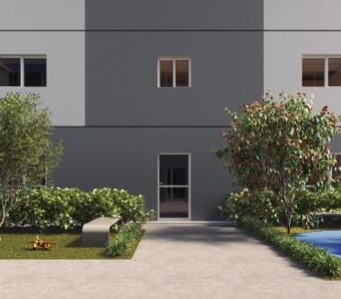 Perspectiva artística do playground